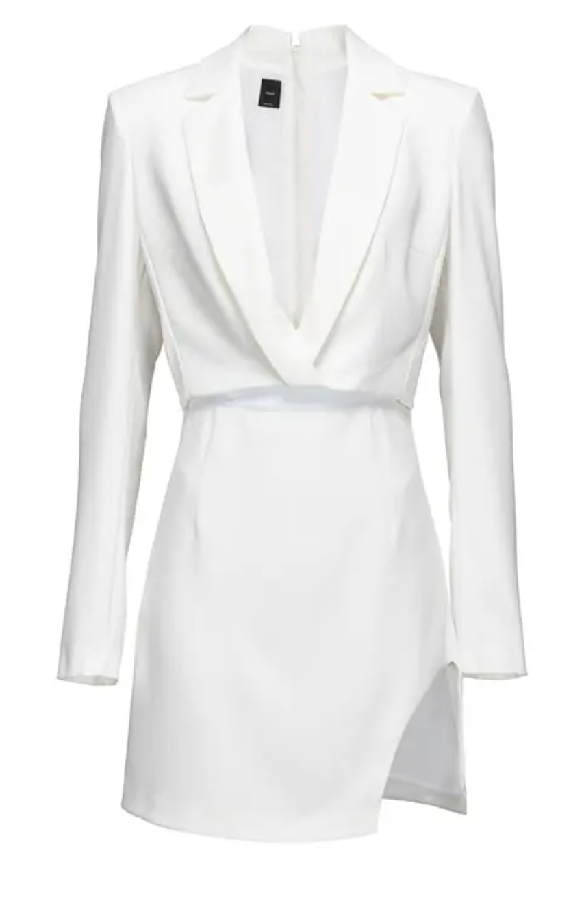 ALEJANDRA ABITO CREPE STRETCH DRESS WITH ZIPPER BACK