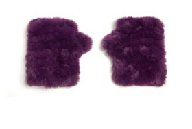 FAUX RABBIT MANDY GLOVES