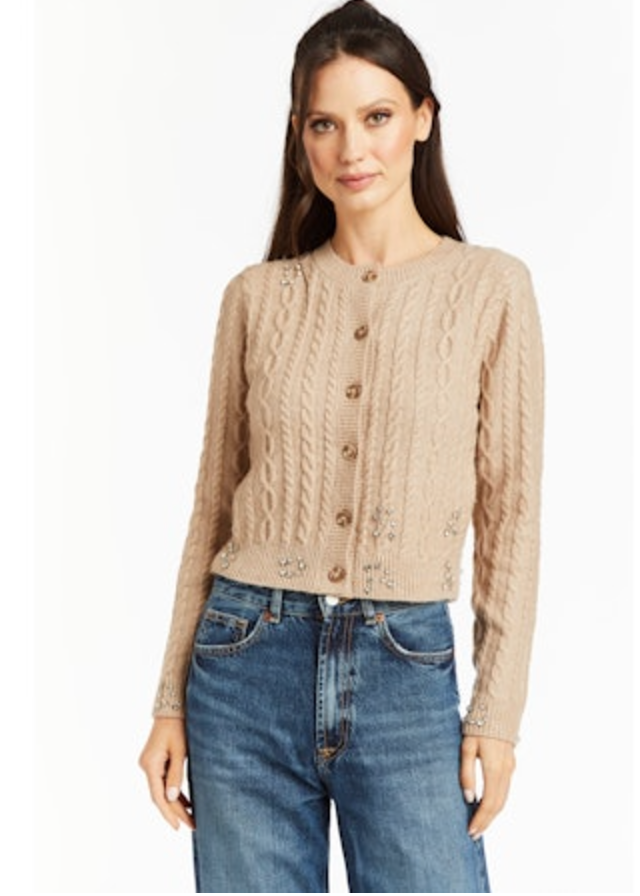 GREENLEE RHINSTONE CARDIGAN