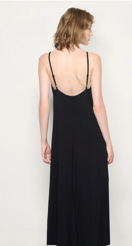 CHRISTA DRESS WITH CASCADING FLOWER