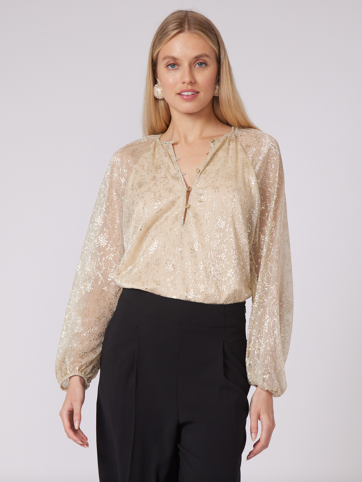 KODI GOLD LUREX TOP