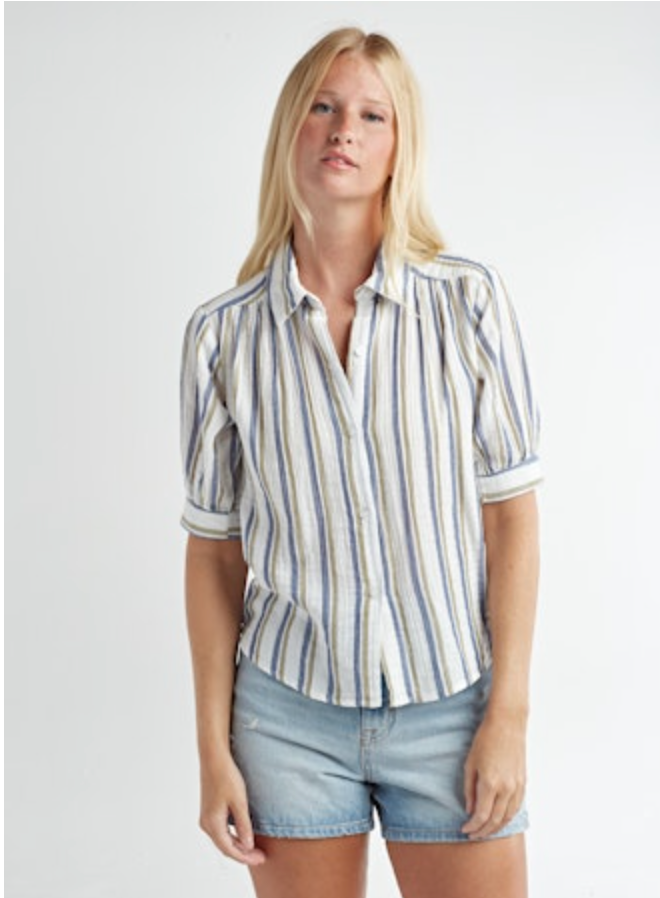 PUFF SLEEVE CAMPER SS TEE SHIRT