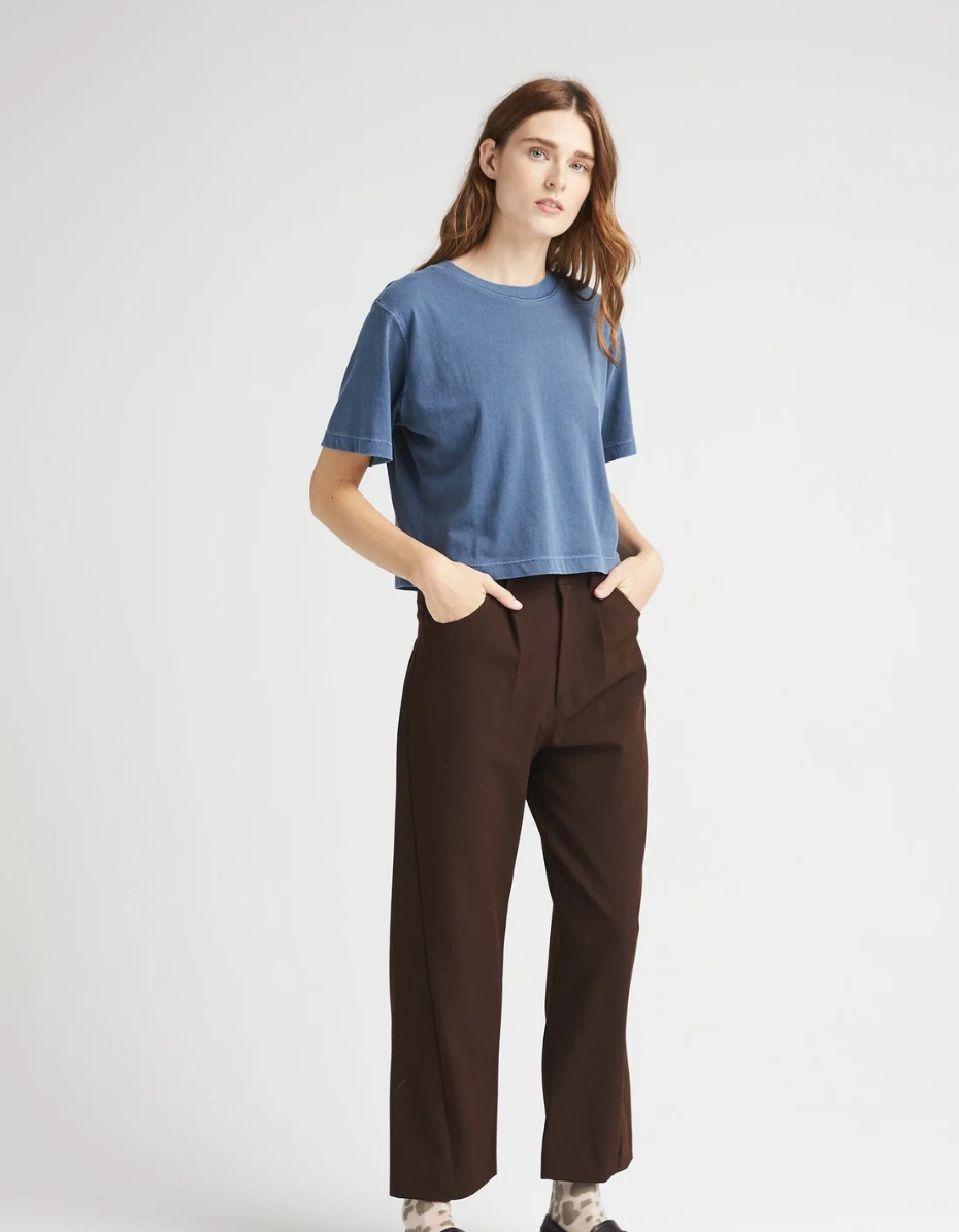 RELAXED CROP TEE SHIRT