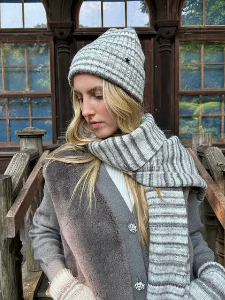 STRIPE SCARF JAF23602