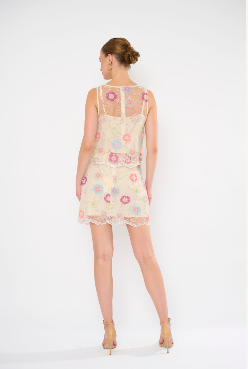 BELLO TOP BEADED LACE