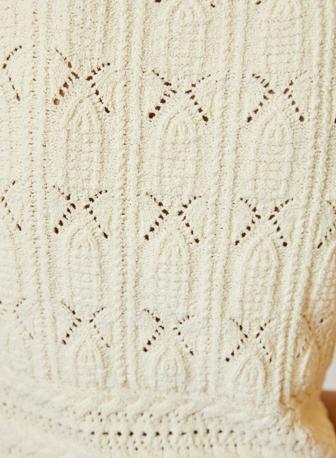 VNECK VEST CROCHET SWEATER