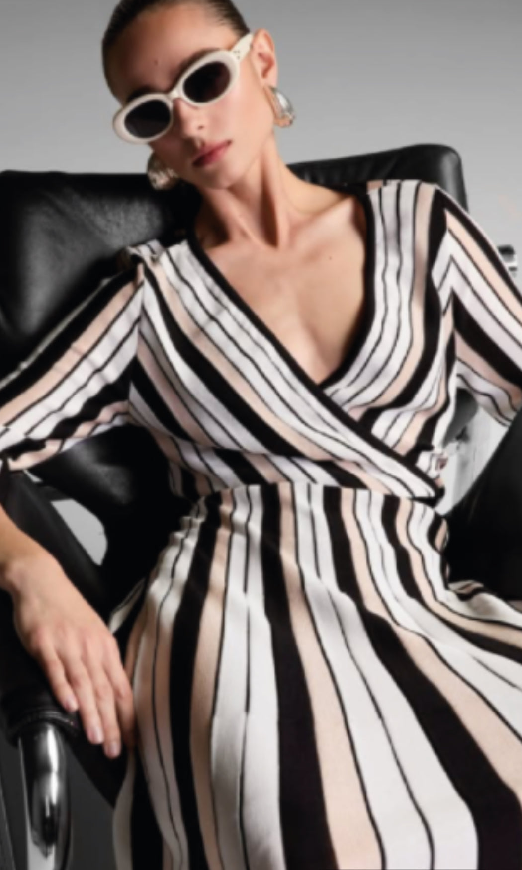 NOLITA MIDI STRIPE SKIRT