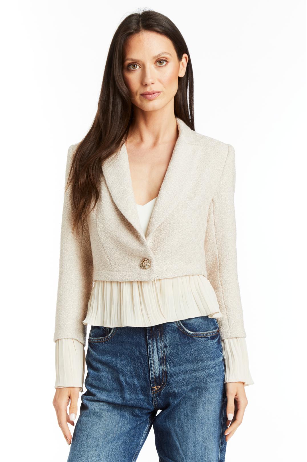 TWISTED BOUCLE SWEATER