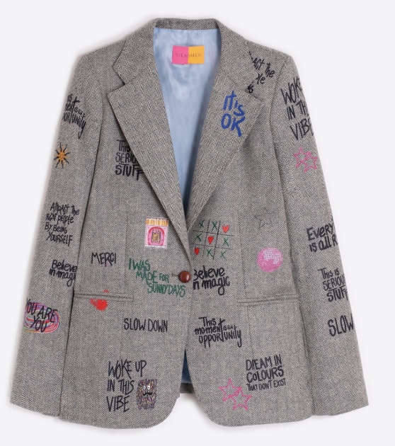 JACKET HELEN GARFFITI ESPIGA VD