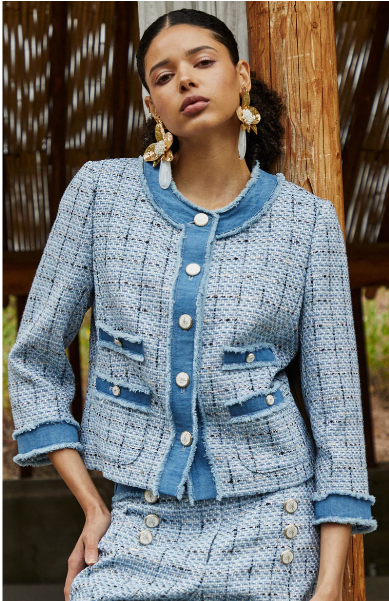 VIDA TWEED BLAZER