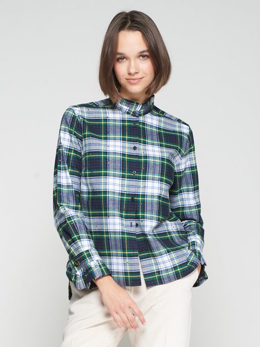 STRASS NICOLA ESCOCES BLOUSE