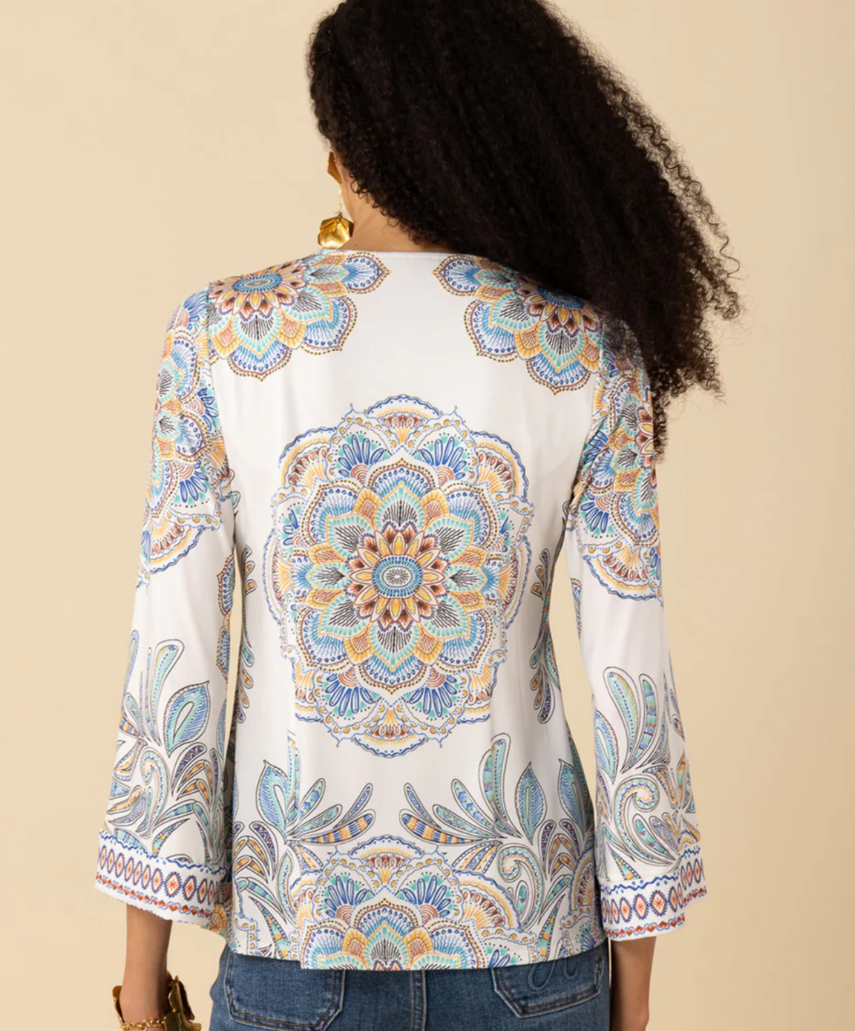 KIMBER JERSEY BEADED TOP