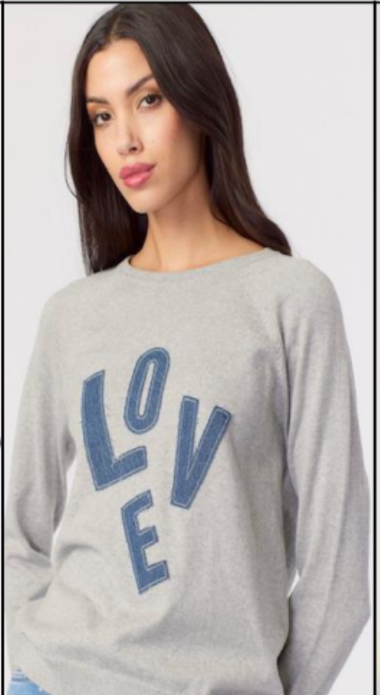 LOVE CREWNECK SWEATER