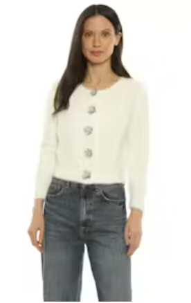 JAXIE SWEATER WITH BUTTON DETAIL