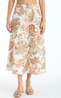 CHARIE MIDI FLORAL SKIRT