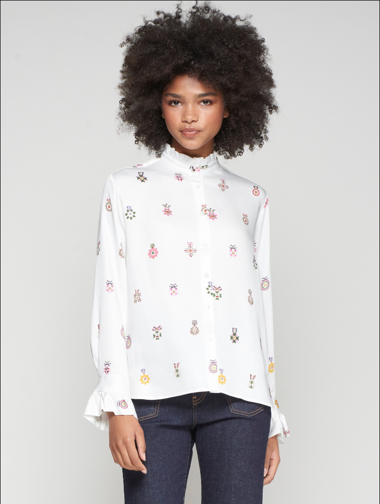 NICOLA BLOUSE ESCARAPELAS