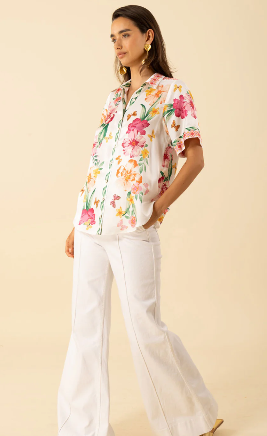 CORALINE CHARMEUSE TOP