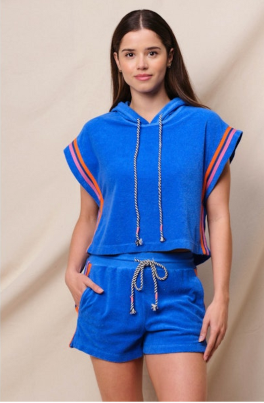 HOODED LOUNGE POPOVER TERRY