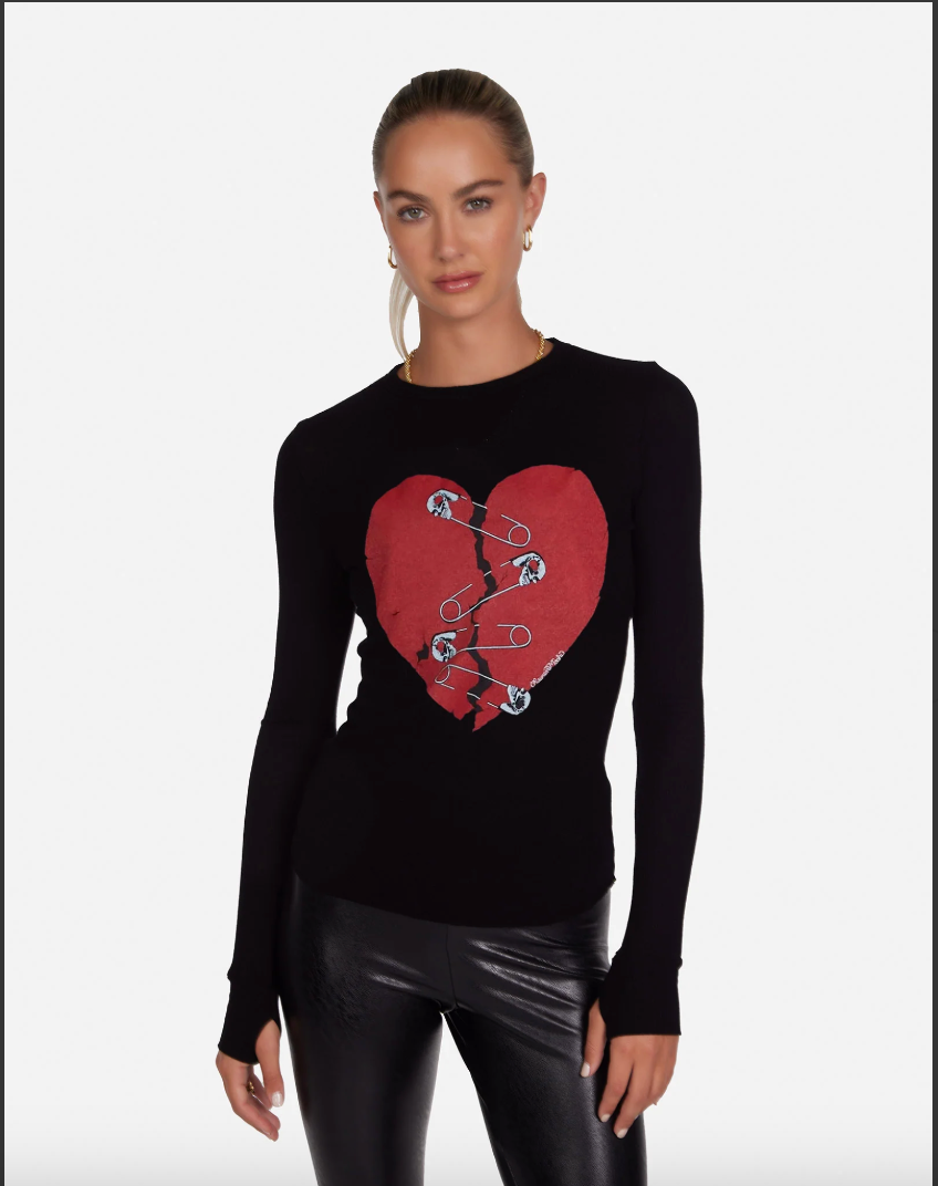 SAFETY PIN HEART MCKINLEY