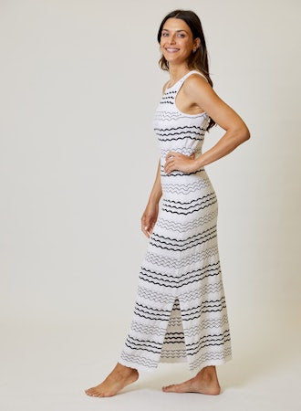 HALTER SWEATER DRESS