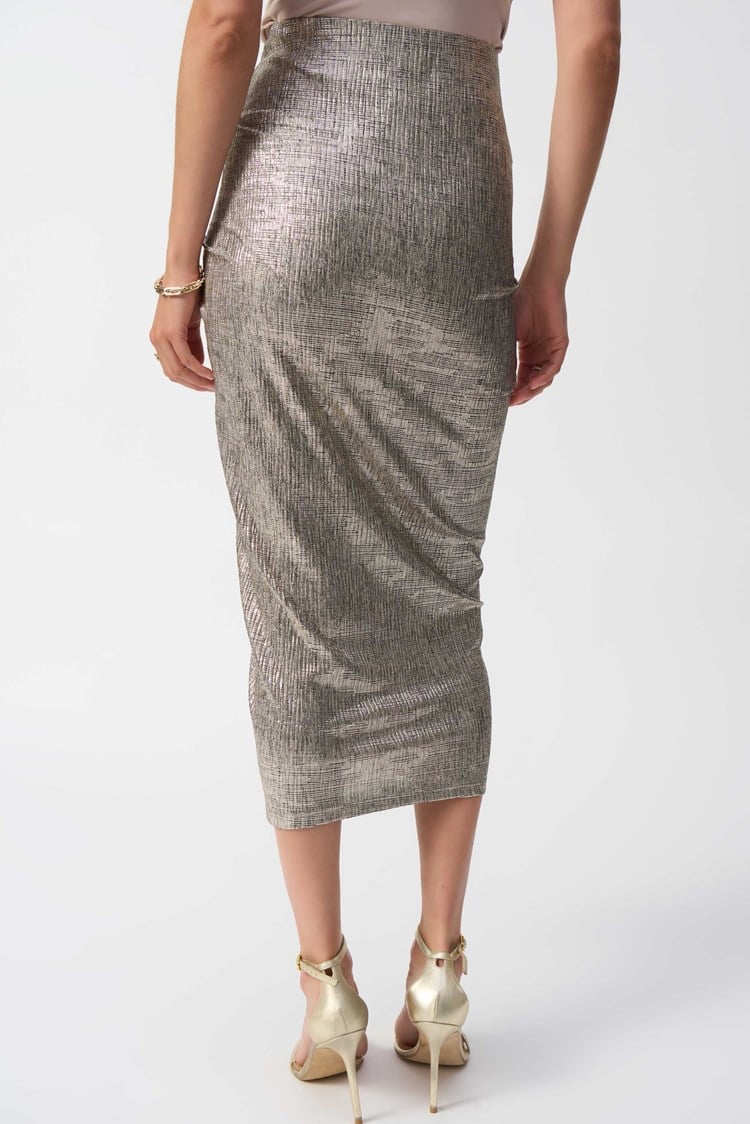 FOILED PENCIL SKIRT