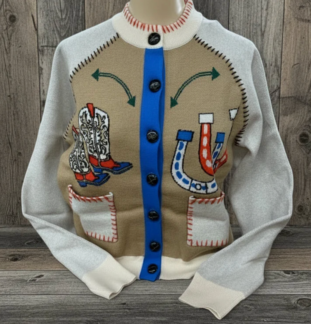 HORSESHOE CARDIGAN