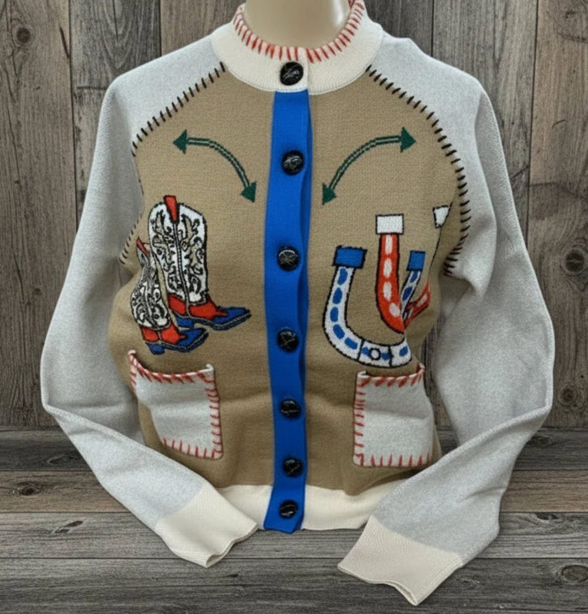HORSESHOE CARDIGAN