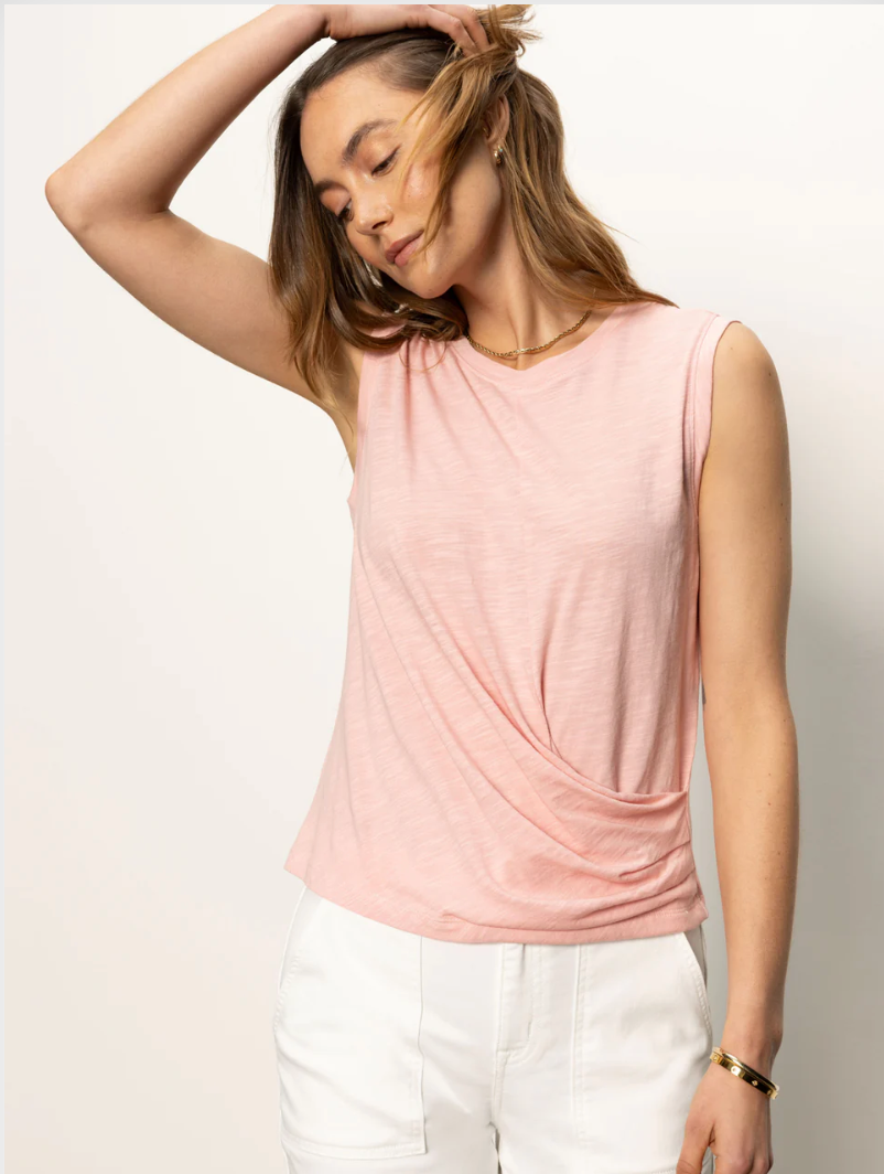 DRAPED TANK EARTH PINK
