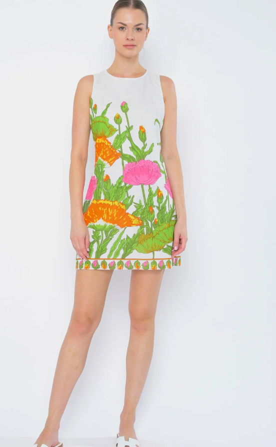 SHIFT SLEEVELESS ELLIS DRESS