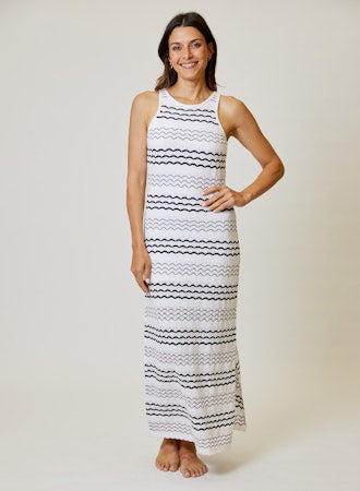 HALTER SWEATER DRESS