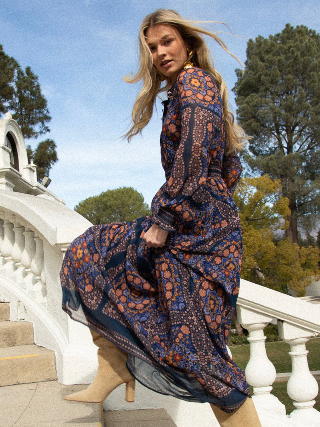 MARISOL CHIFFON MAXI DRESS