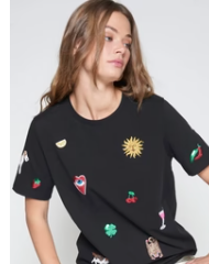 AMALIA EMBOSSED TSHIRT