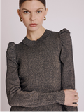 ASTRA LUREX MOCK NECK TOP