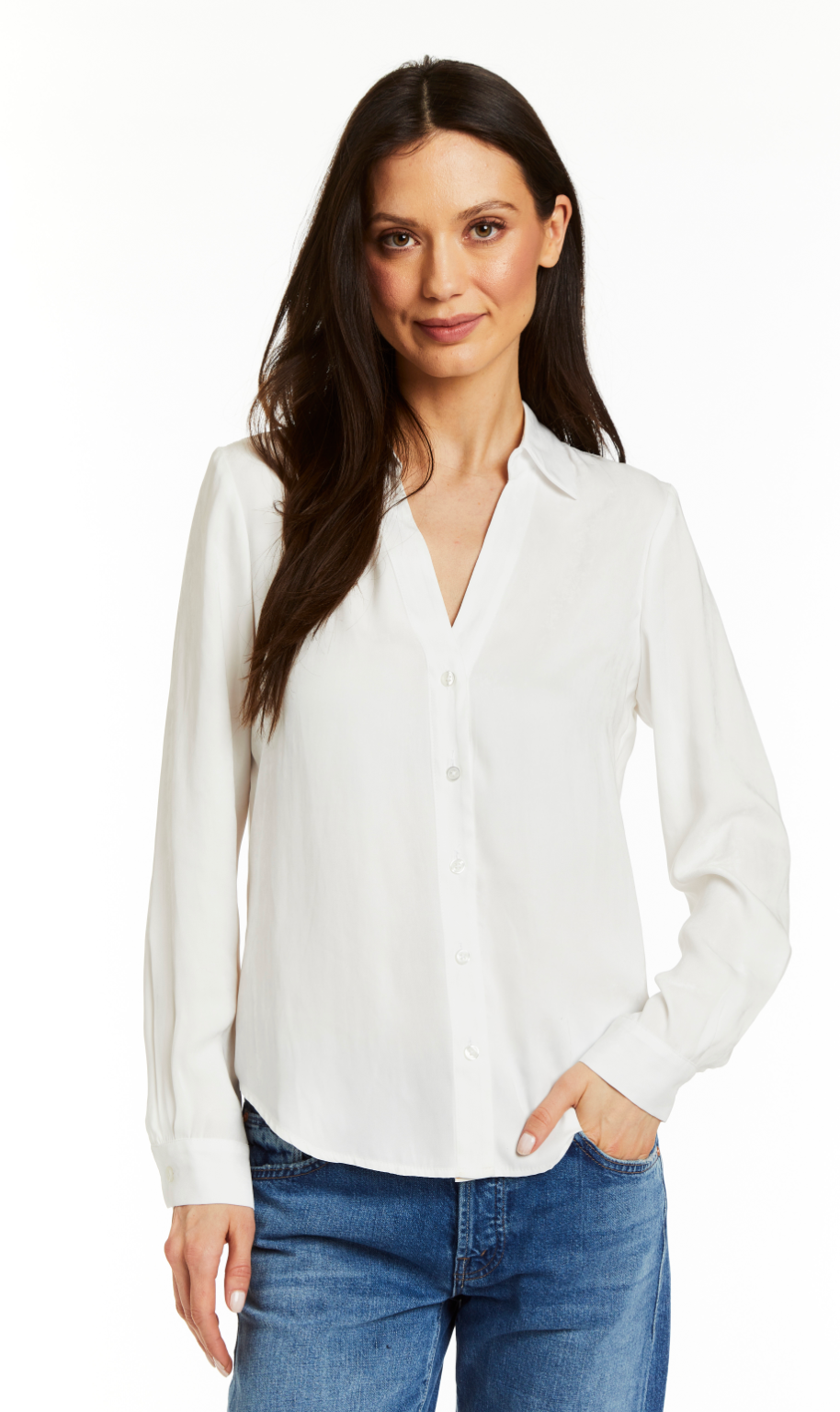 MAISY BLOUSE - M - WHITE