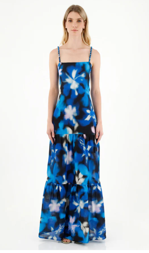 SYMPHONY LONG DRESS WITH ROPE STRAPS