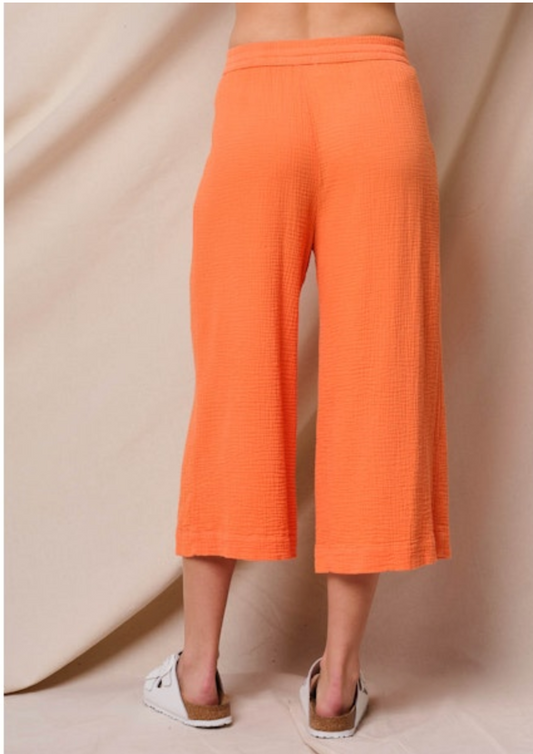 CROP GUAZE CULOTTES