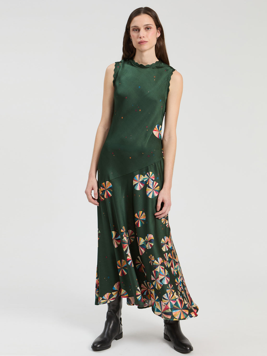 CIRCLE MAXI DRESS