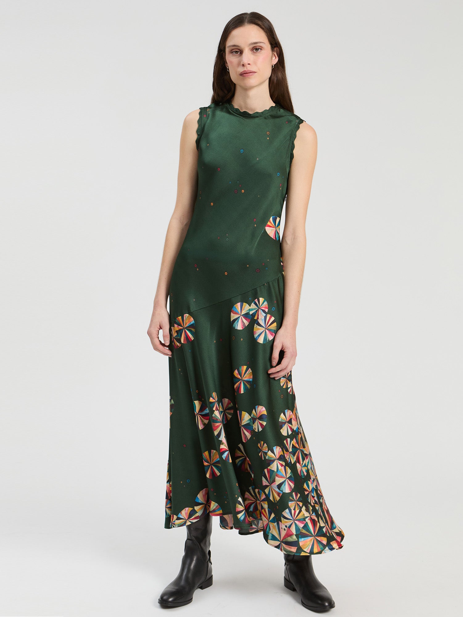 CIRCLE MAXI DRESS