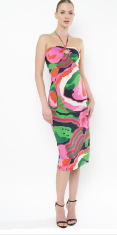 MIRI HALTER DRESS