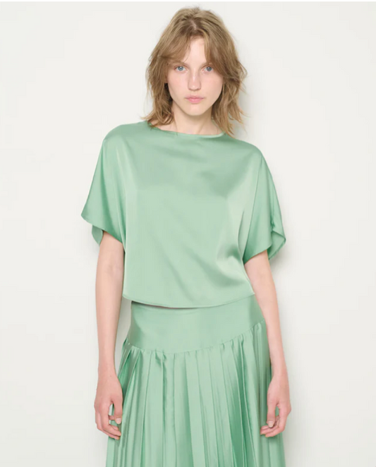 MATCHA PLEATED SKIRT
