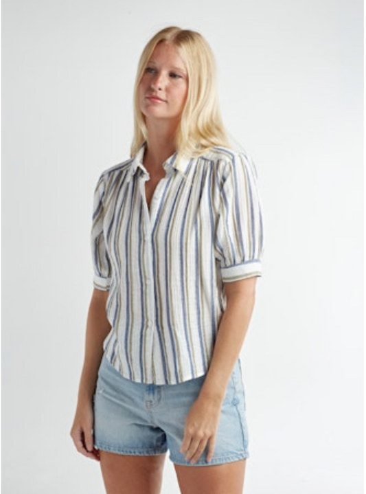 PUFF SLEEVE CAMPER SS TEE SHIRT