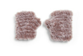 FAUX RABBIT MANDY GLOVES