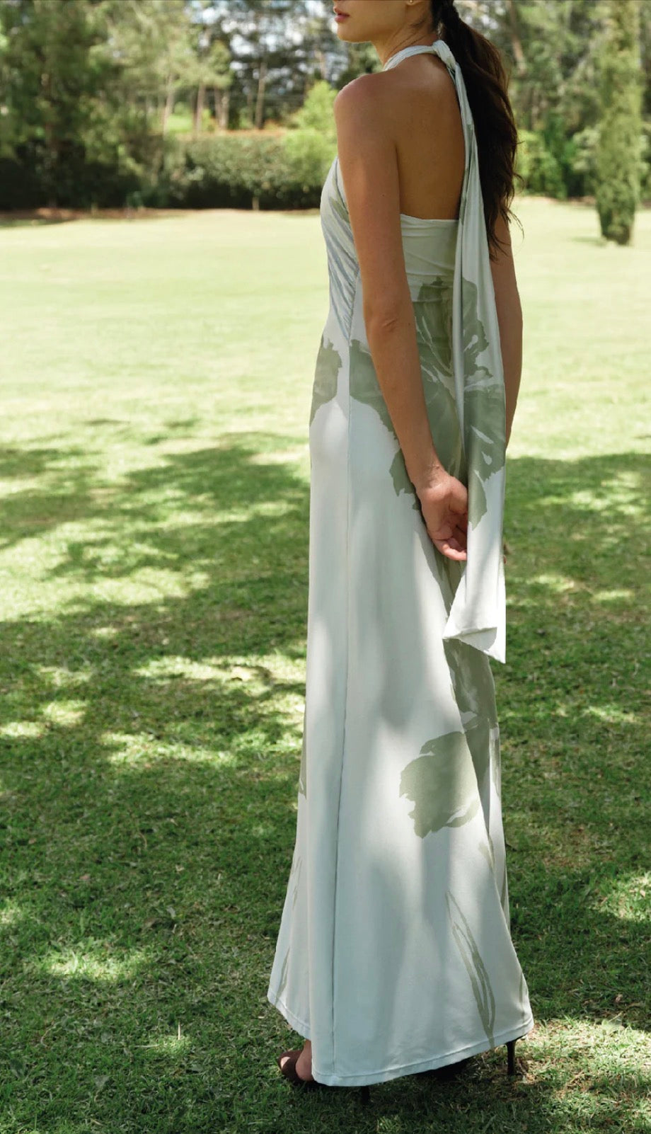 RAMTIN PUHI LONG DRESS HALTER NECK