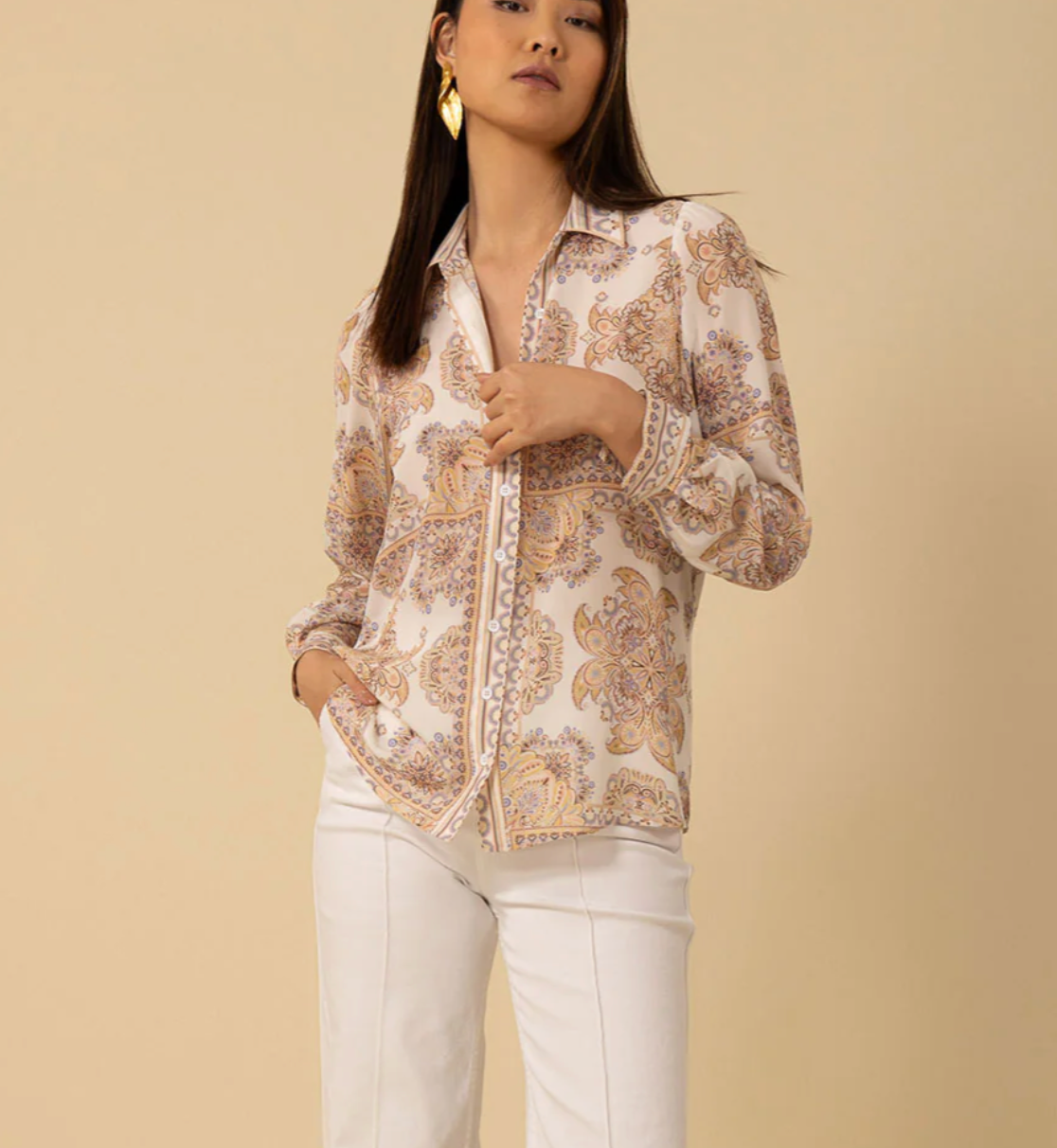 MADILYNN SILK BLOUSE