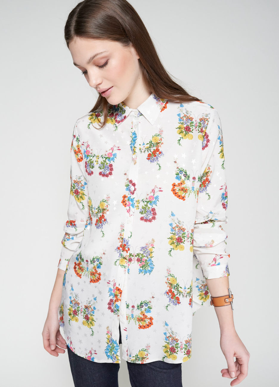 ANASTASIA MARIPOSAS FLORAL BLOUSE