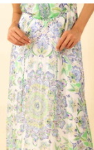 RIVAL CHIFFON MAXI HALTER DRESS