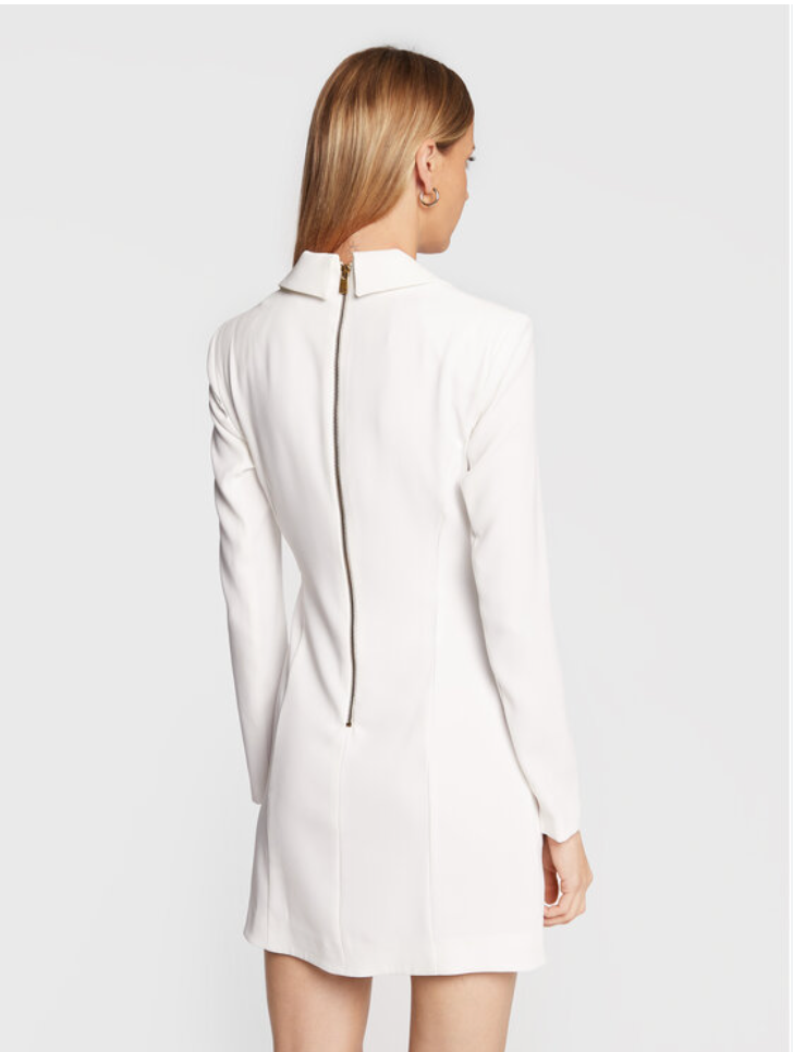 ALEJANDRA ABITO CREPE STRETCH DRESS WITH ZIPPER BACK