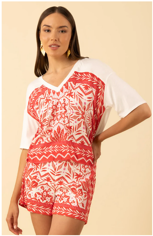 JAZMINE BOATNECK TOP RELAX FIT