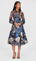AGATHA PRINTED SHIRT DRESS