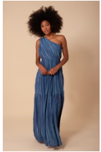 HALE BOB 32ND606S ONE SHOULDER DRESS W/LYRX
